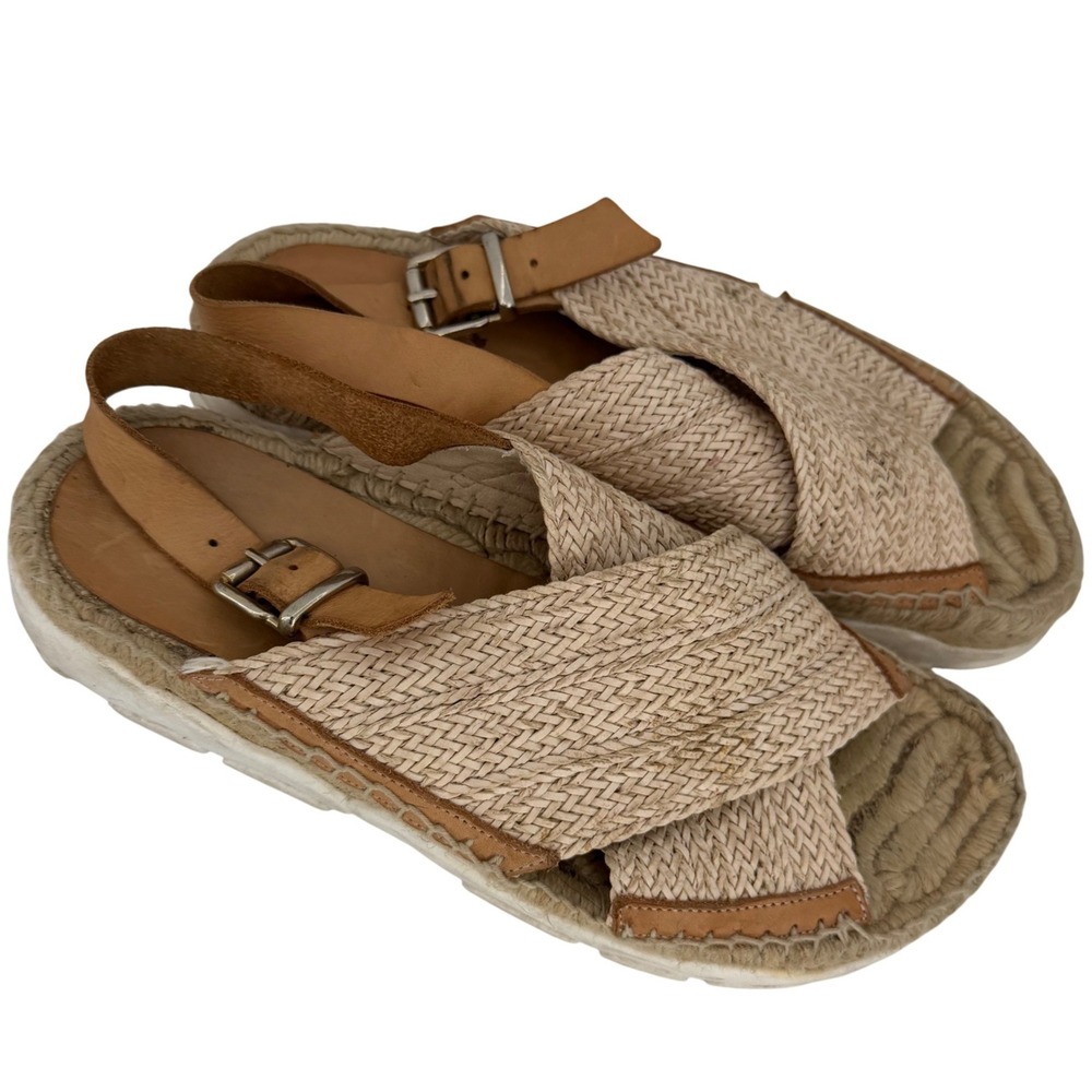 Anthropologie Farylrobin Ursula Espadrille Sport Sandals Boho Resort EU40